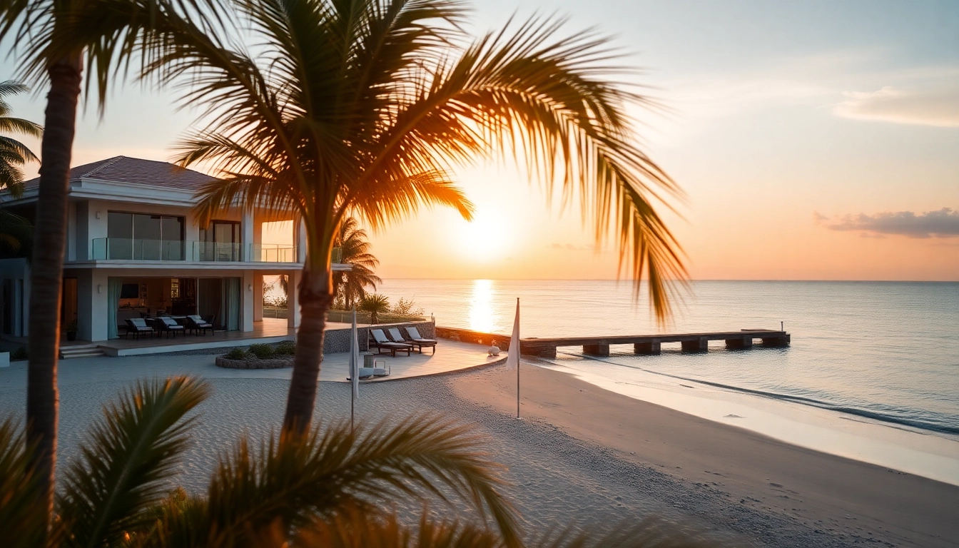 Experience villa rentals with stunning beachfront views and inviting sunsets.