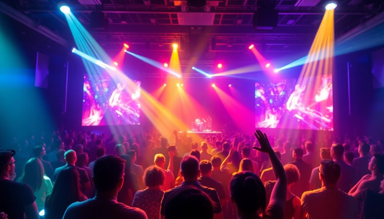 Engaging virtual audience system enhancing live events with vibrant interactivity and immersive experience.