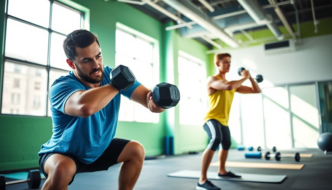 Weight Loss Personal Trainer Jersey City coaching a client in a dynamic workout session.