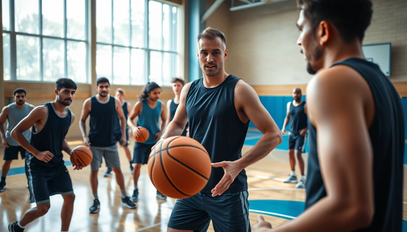 Unleashing potential with the best basketball training programs during an intense practice session.