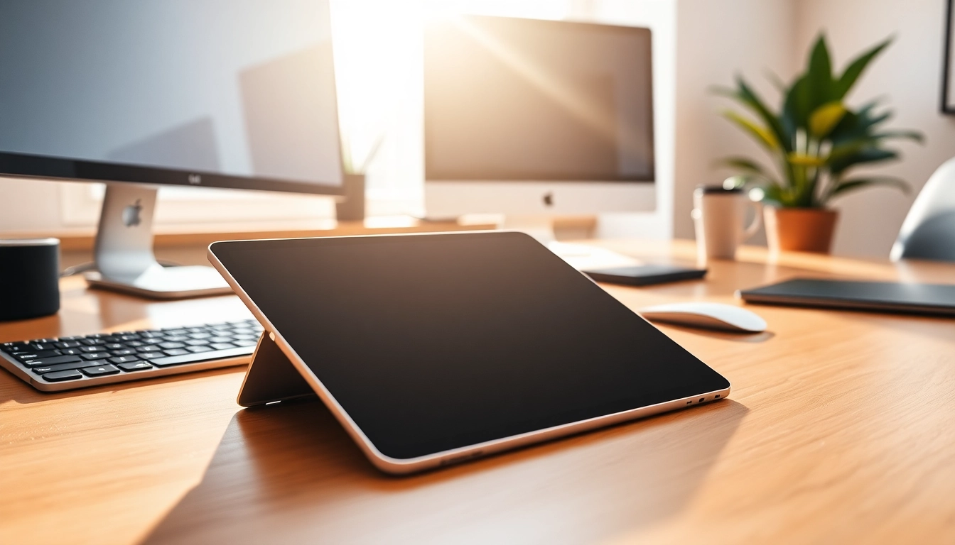 Buy iPad Pro in a modern workspace with sleek accessories, ideal for tech enthusiasts.