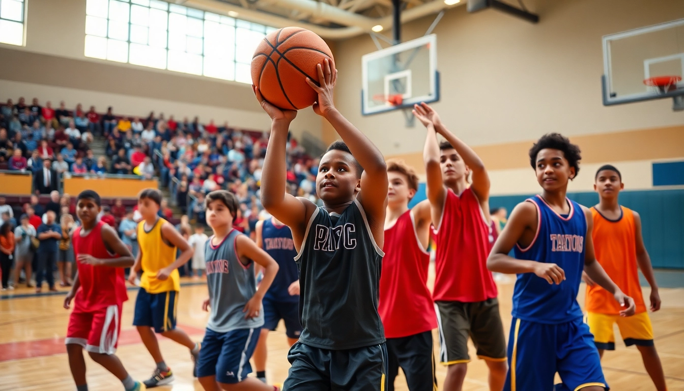 Young athletes training and improving their skills at Takeover Basketball Academy.