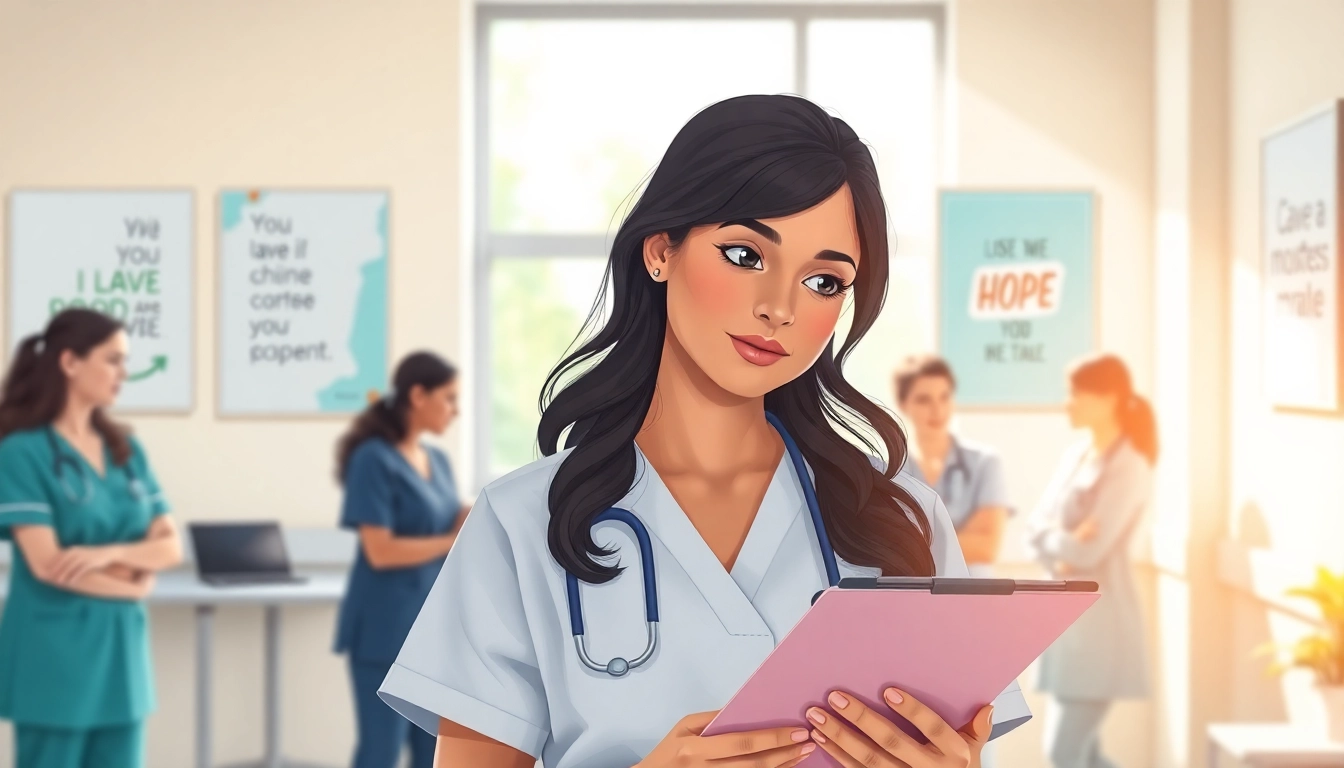 Nurse considering options in supportive workplace representing the VDAP Program.