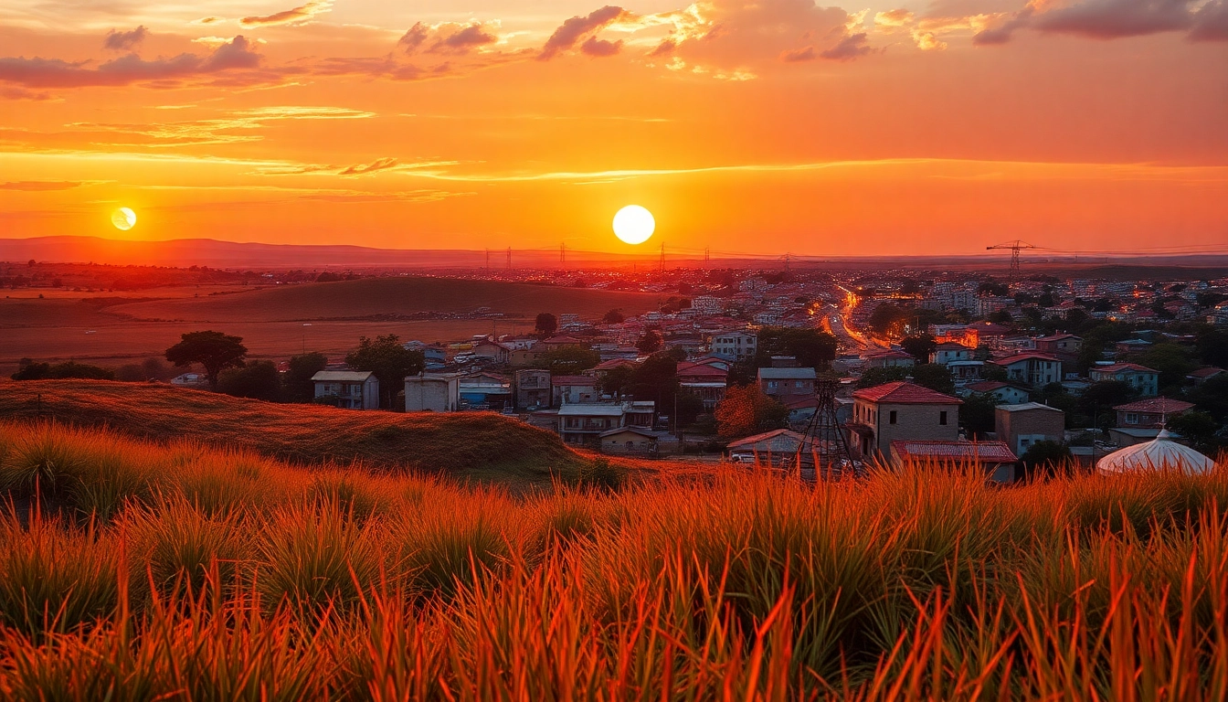 Russia in Africa 2025 showcases collaborations in development and modern infrastructure with vibrant landscapes.