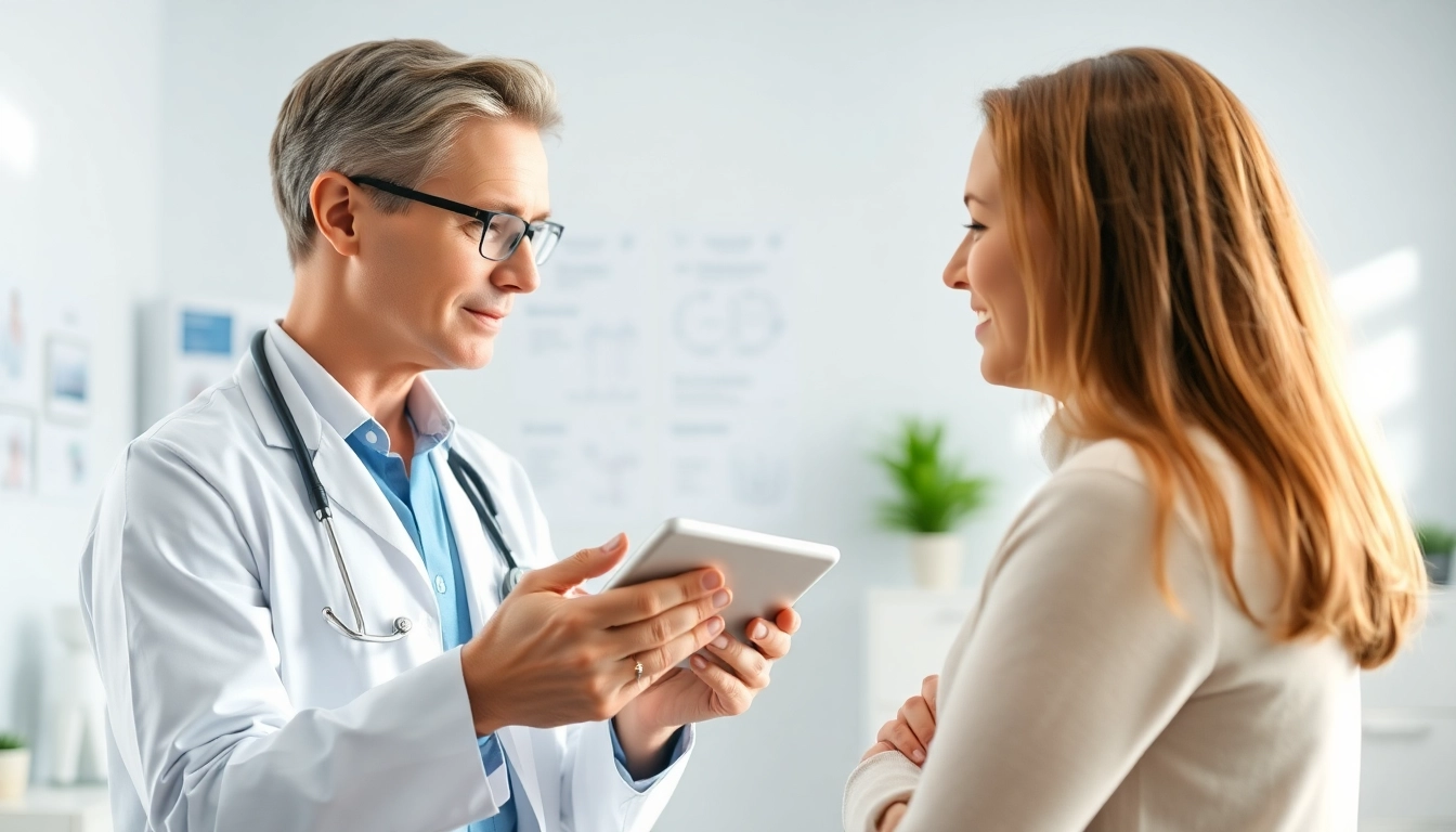 Learn about bioidentical hormone therapy with a healthcare provider discussing treatment options.