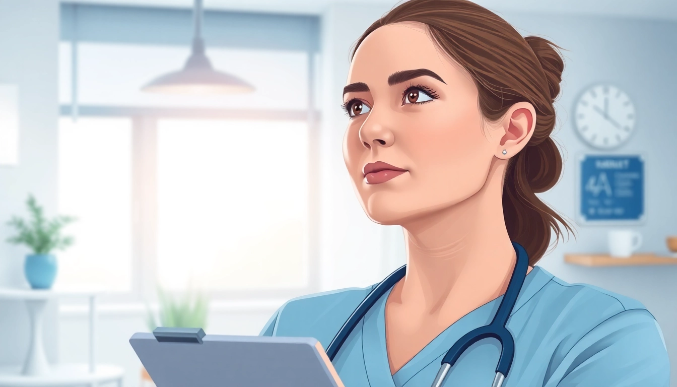Nurse reflecting on the challenges of the VDAP Program in a serene environment.
