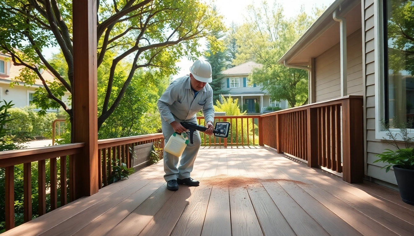 Control termites effectively with expert treatments applied by a technician in a residential setting.