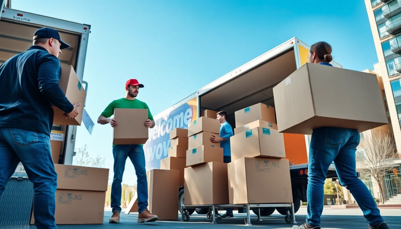 Movers Calgary efficiently packing and loading during a professional relocation.