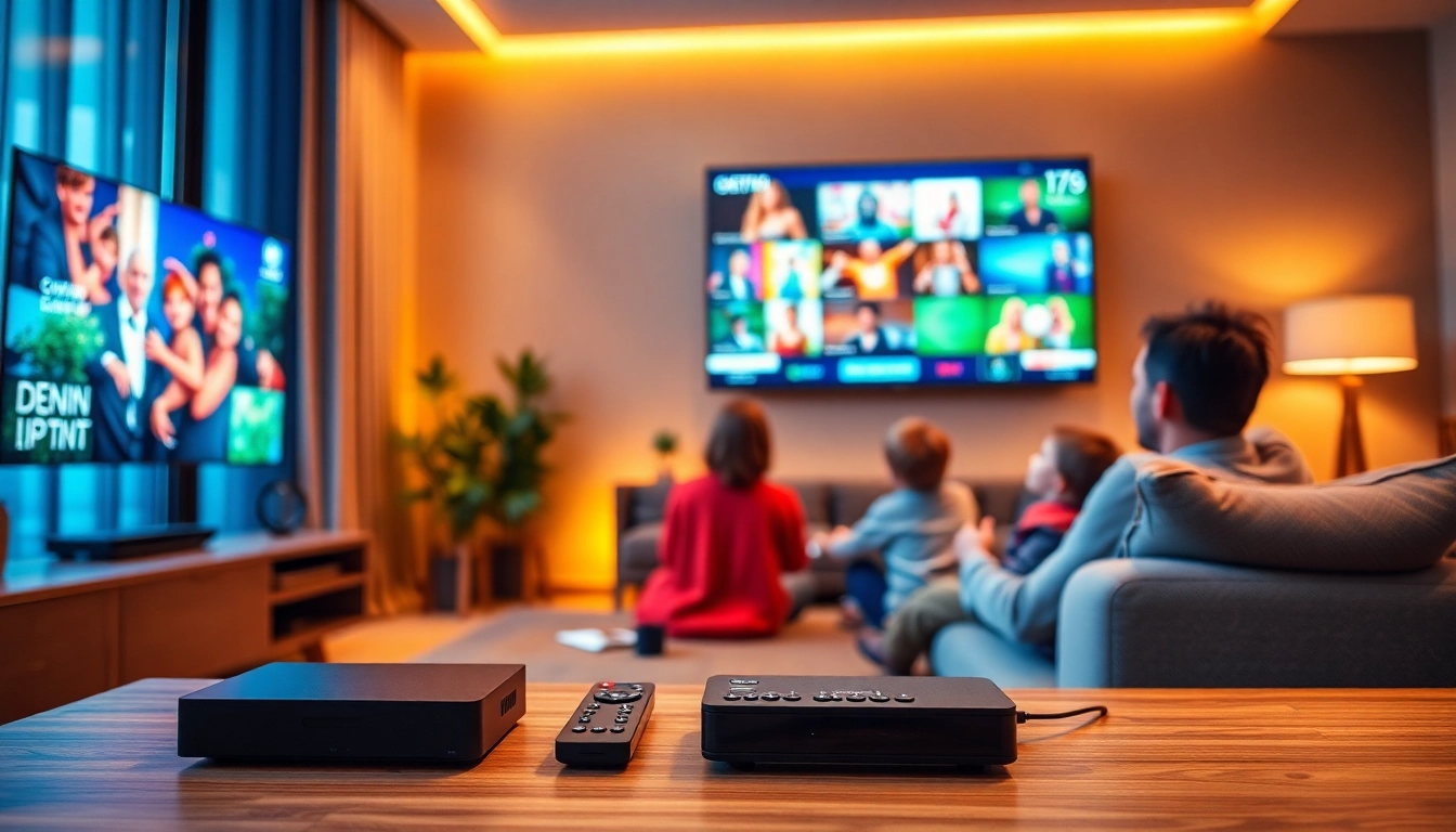 Comprar IPTV y disfrutar de una experiencia familiar de entretenimiento interactivo.